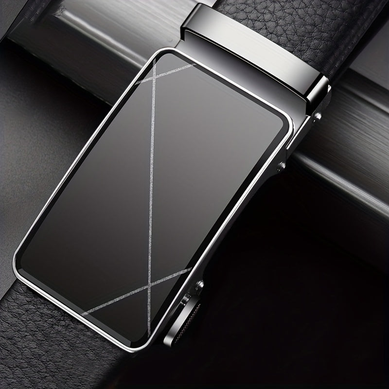Men's PU Automatic Buckle Belt Wedding Daily Wear