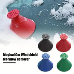 2pcs Outdoor Windshield Ice Snow Removers Cone Shaped Tools