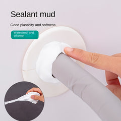2pcs AC Hole Sealing Adhesive Mud Waterproof Fireproof Household Repair Mud