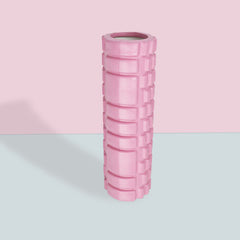 Pink Foam Roller for Pain Relief and Flexibility