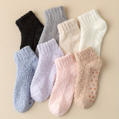 4 Pairs Cozy Fuzzy Socks for Women