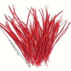 50pcs Goose Feather Single Sided DIY Real Feather Clothing Jewelry Wedding Party