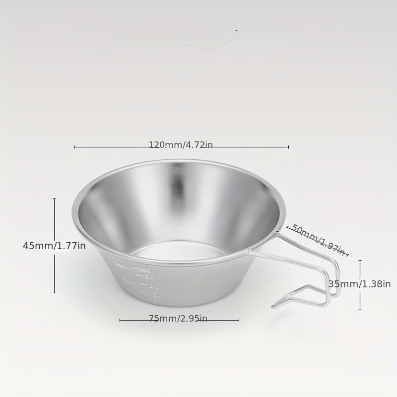 1pc Outdoor Camping Bowl Durable Tableware