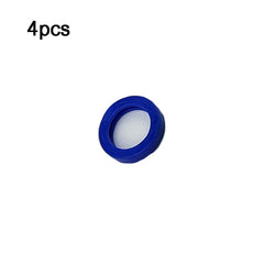 10pcs Silicone Key Cap Label Plastic Key Identification Rings