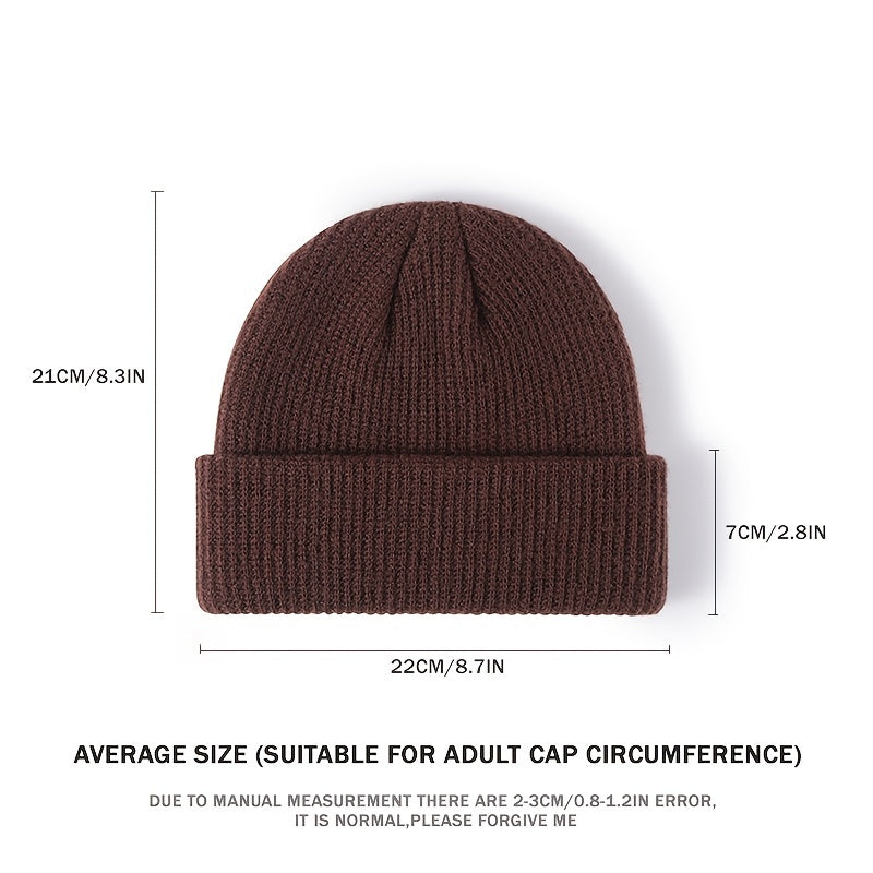 Men's Street Solid All-match Beanie