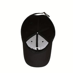 C Label Baseball Cap Cotton Solid Adjustable Sports Hat Outdoor Sunscree