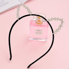 Rhinestone Cat Ears Headband Hair Accessory