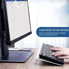 Desktop Keyboard Holder Acrylic Tray Stand