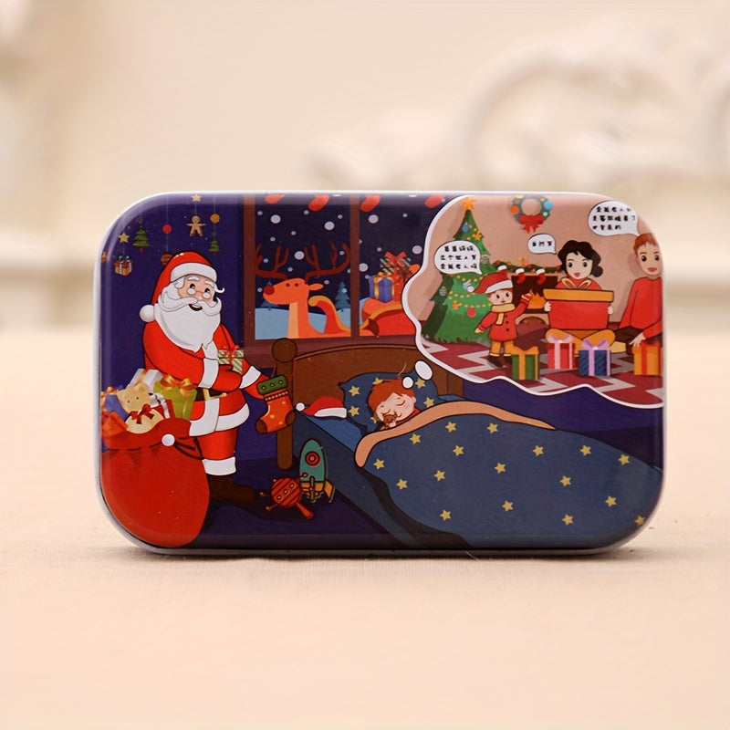 Christmas Wooden DIY Small Gift Children's Santa Claus Educational Puzzle Toys