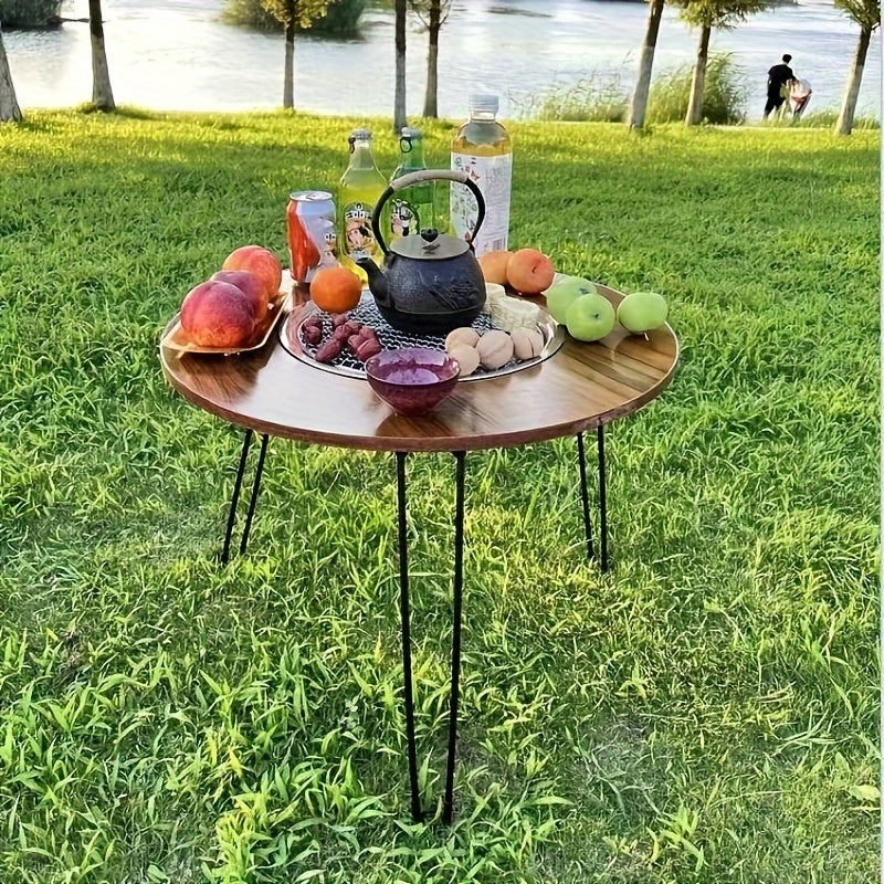 Portable Folding Stove Table for Camping Outdoor Barbecue