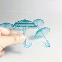 Kids Transparent Plastic Umbrella Model House & Pretend Playhouse