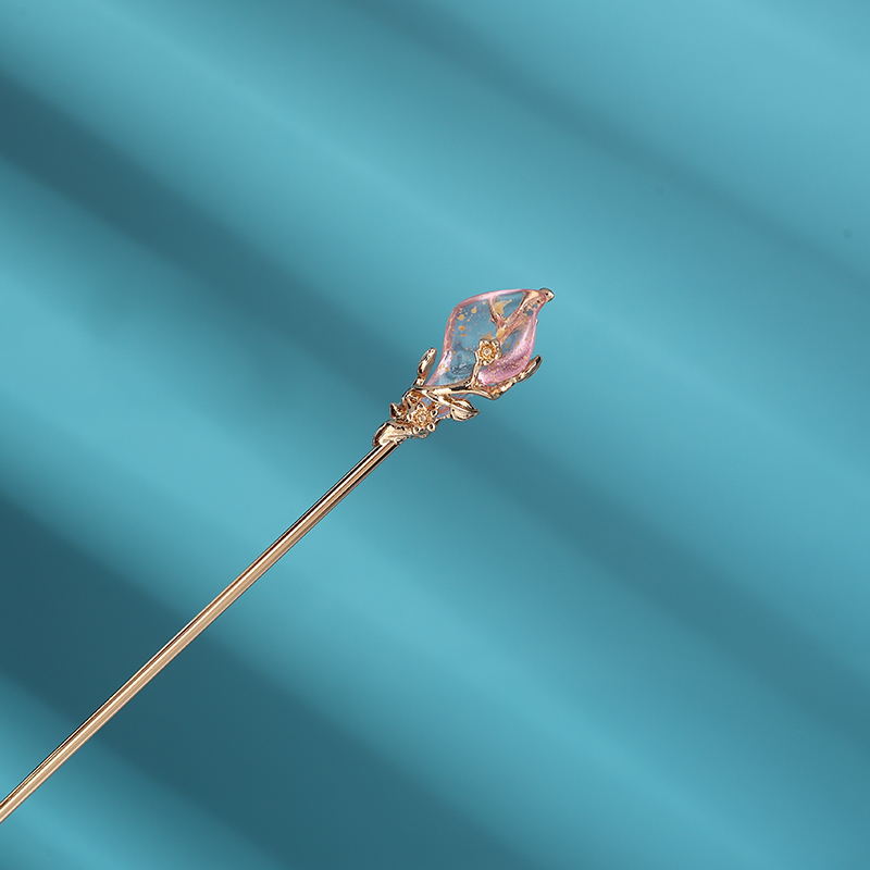 Vintage Alloy Hairpin Flower Branch Hair Stick Hair Accessories