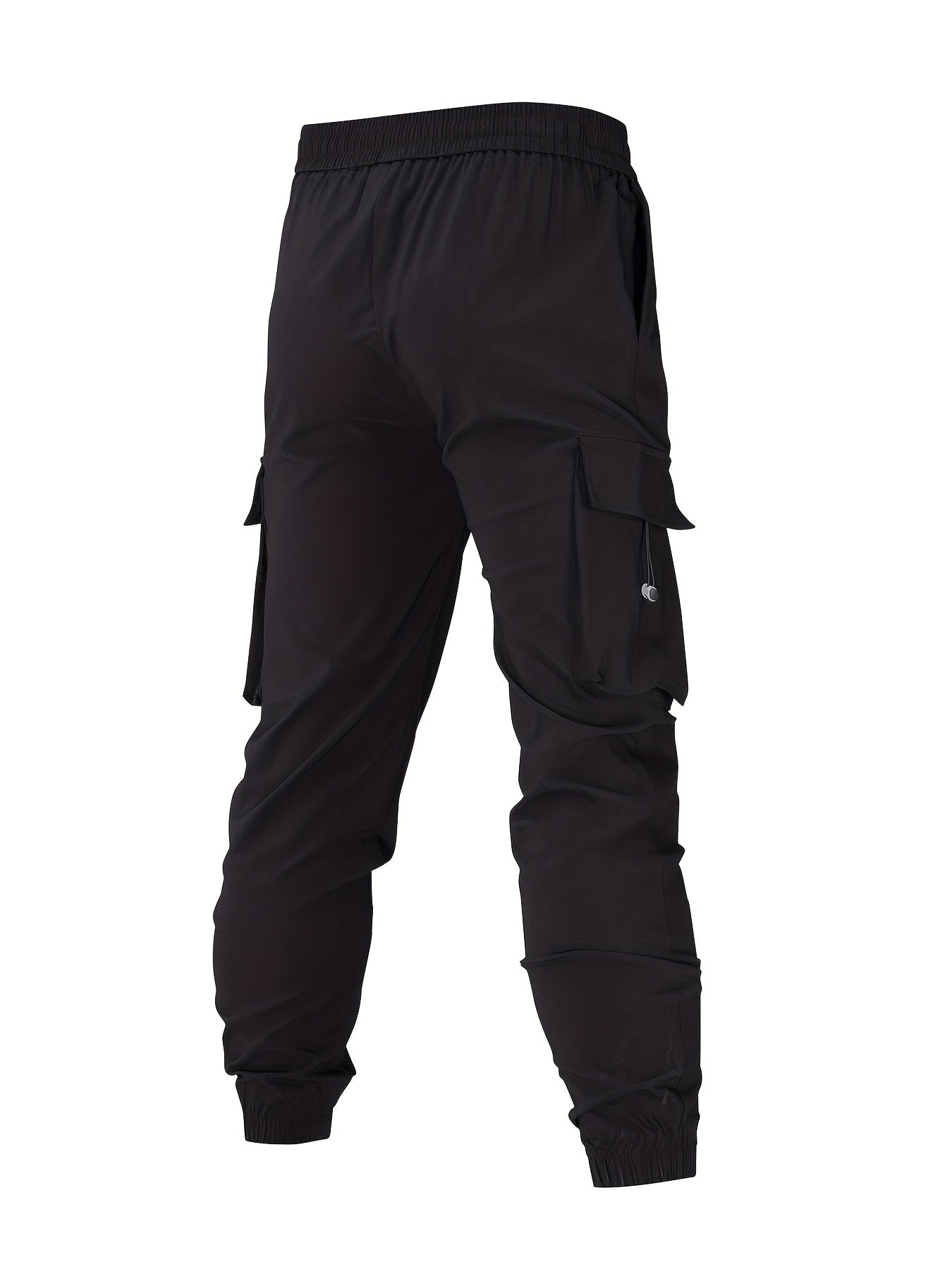 Men's Cargo Pants Flap Pocket Trousers Loose Casual Outdoor Work Streetwear