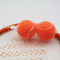 2pcs Durable Rubber Tennis Balls with Mesh Bag for Beginners Training