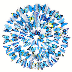 50pcs 3D Butterfly Decor for Home Parties Offices Bedrooms & TV Walls