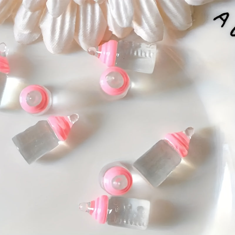 5 Mini 3D Bottles Doll House DIY Decorations