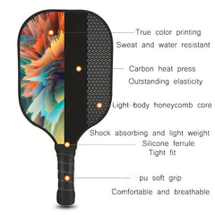 4 Ball Pickleball Racket Set with 2 Graphite Rackets and Bag