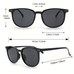 3pcs Men's Travel Casual Sunglasses Set