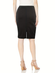 Solid Bodycon Skirt for Women