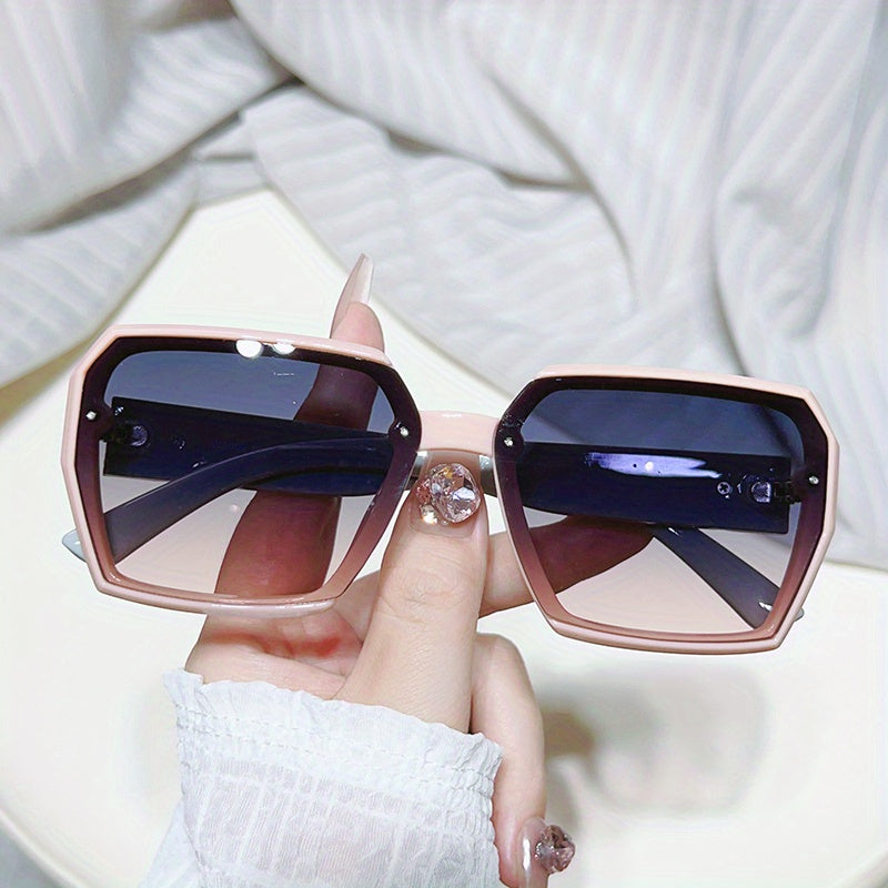 Large Square Sunglasses UV400 Sun Shades Driving Beach Travel