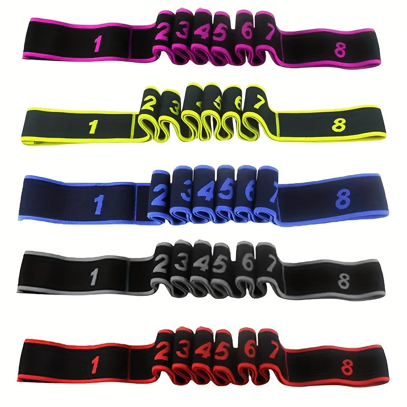 Yoga Resistance Band with 20-32cm Rings Home Gym Stretch Belt
