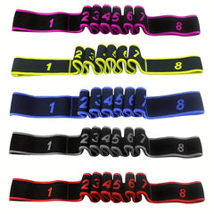 Yoga Resistance Band with 20-32cm Rings Home Gym Stretch Belt