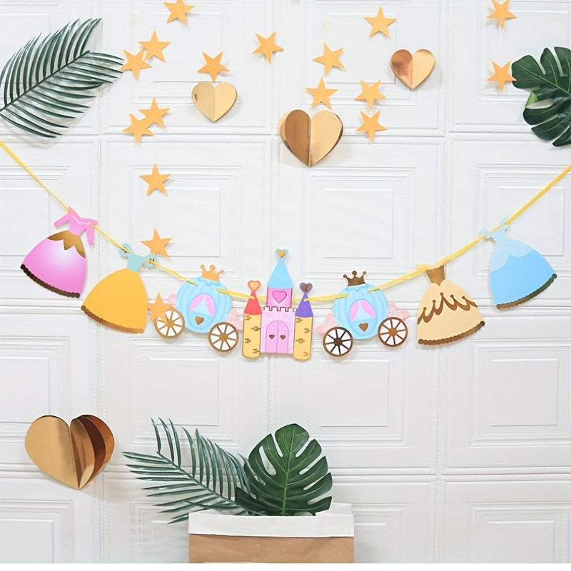 Castle Flag Background Decoration Banner for Home Decor