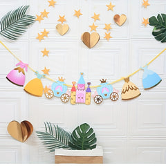 Castle Flag Background Decoration Banner for Home Decor