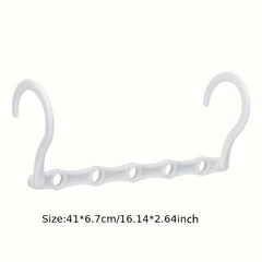5pcs Foldable Magic Clothes Hanger Multifunctional Storage Clothes Hanger