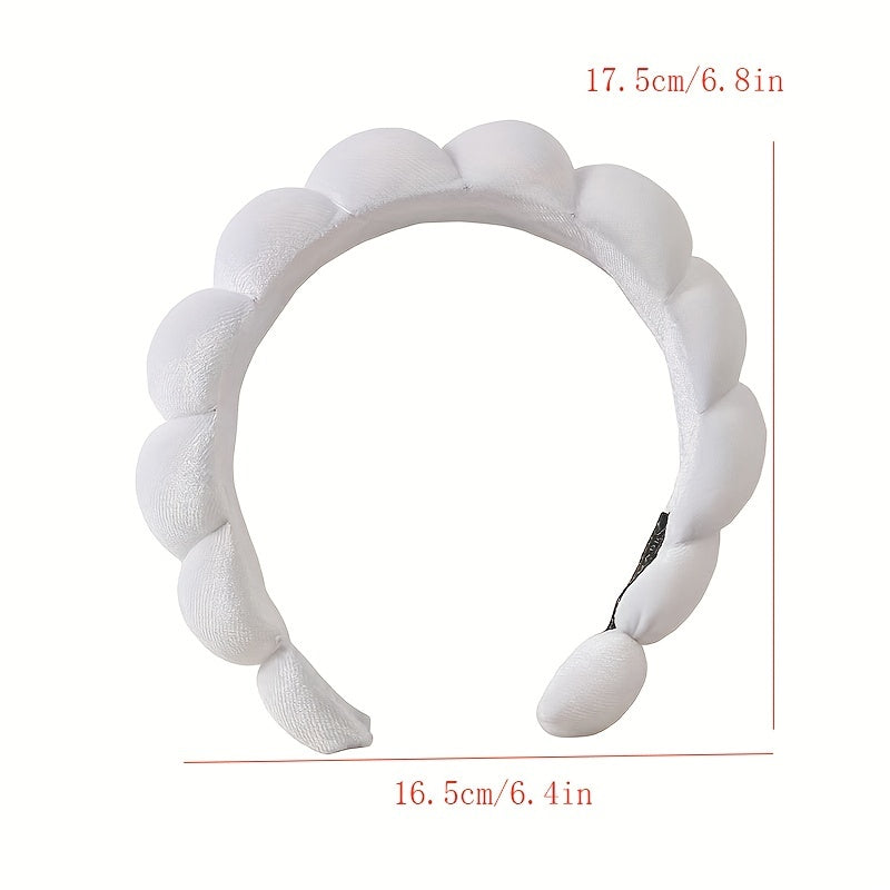 2pcs Sweet Sponge Headband Washing Face Hair Accessories