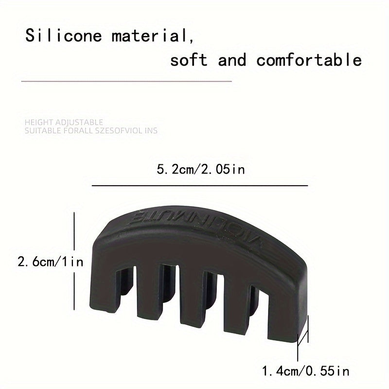 Violin Mute Soft Silicone Effectively Reduces Noise Comfortable Feel