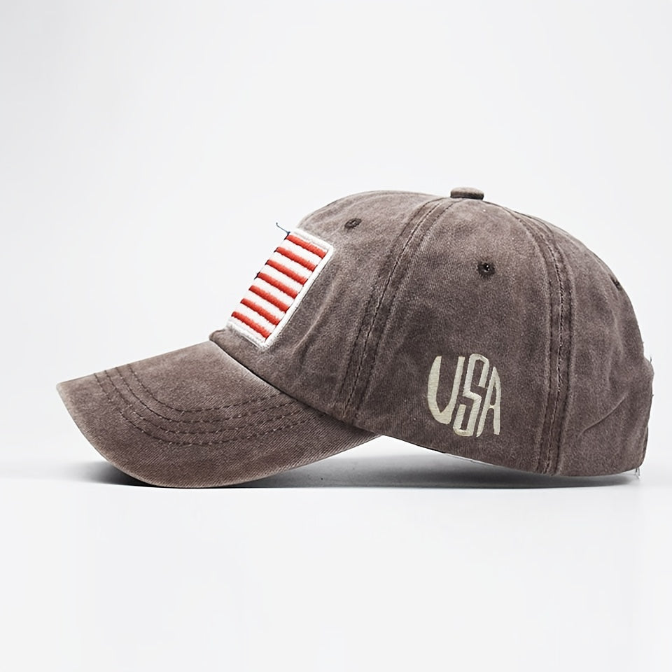 American Flag Baseball Cap One Size