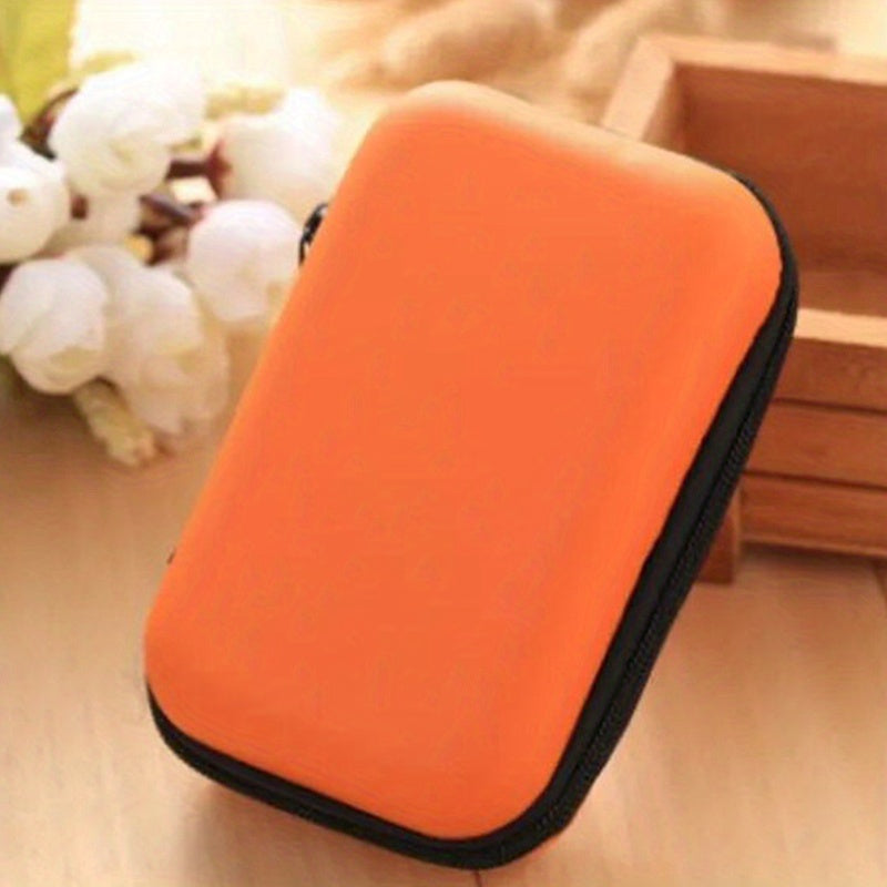 Portable Travel Earphone Bag Coin Purse Storage Box