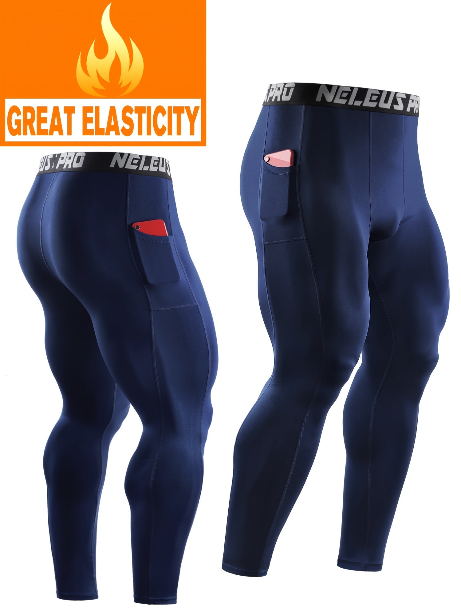 Men's Sports Tights Basketball Running Warm Bottoms Quick Drying