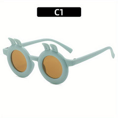 Girls Rabbit Frame Sunglasses Summer Sunshade Children's Cartoon Sunglasses
