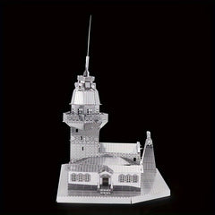 Girl Tower 3D Metal Puzzle Creative Assembly Model
