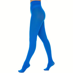 Opaque Elastic Tights High Waist Slim Pantyhose Stockings