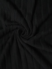  Flounce Sleeve Round Neck Top