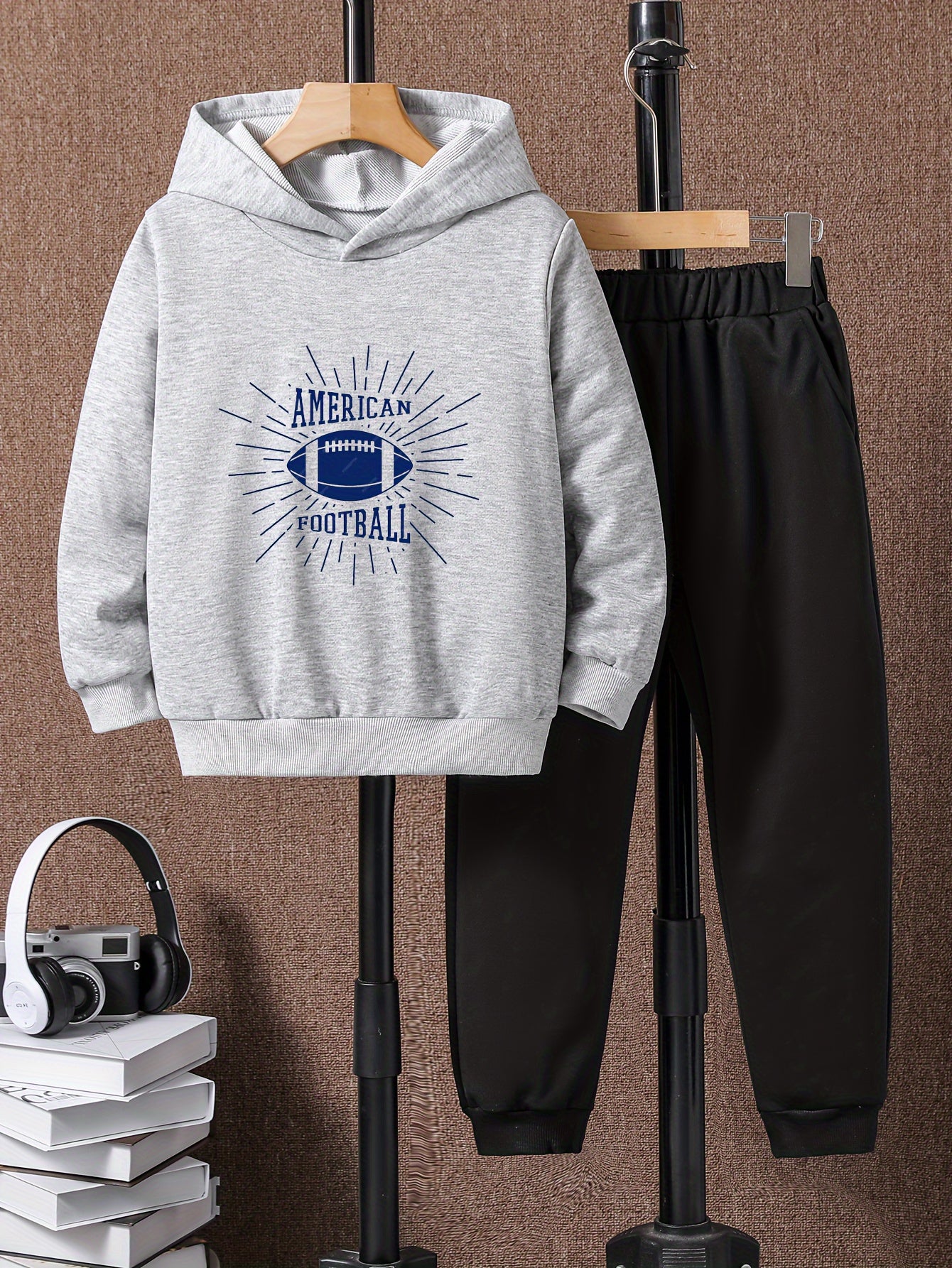 Boys Kids American Football Hoodie & Sweatpants Set