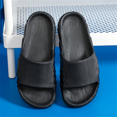 Women's Anti-Slip Platform House Slippers Soft Sole Flat Indoor Shoes