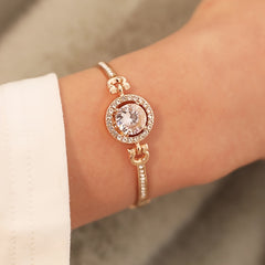 Rhinestone Bangle Bracelet Women's Jewelry
