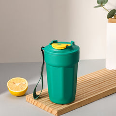 15oz Stainless Steel Sports Insulated Water Cup Portable with Rope