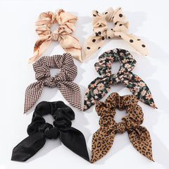 6pcs Bowknot Elastic Headband Set