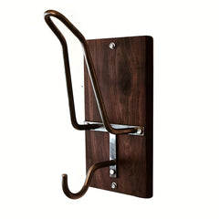 Wooden Helmet Hook Motorcycle Hat Storage Rack Coat Hook