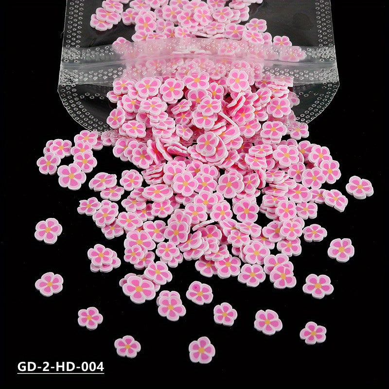 Mixed Nail Decal Jewelry Dried Flower Accessories For Manicure 10g