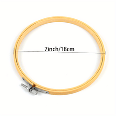 Embroidery Cross Stitch Wooden Frame Hoop Circle DIY Hand Craft Sewing Tool