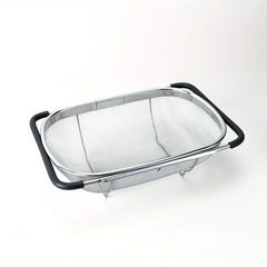 Telescopic Mesh Basket & Sink Drain for Washing Fruits & Veggies