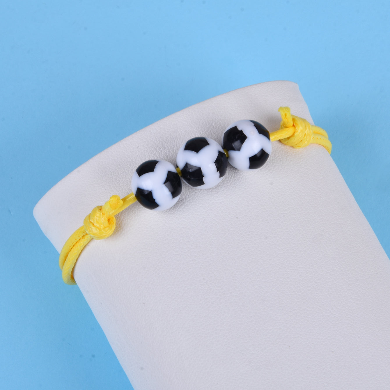 Boys Soccer Bracelet Adjustable Strap Football Accessory