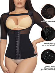 Front Buckle Shaping Tops Tummy Control Slimmer Top