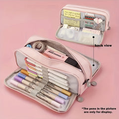 Large Capacity Pencil Case for Students, Multifunctional